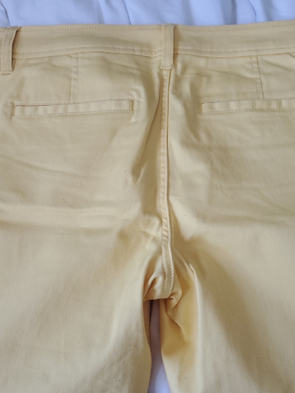 Market & Spruce Yellow Cropped Ankle Pants - Picture 8 of 9